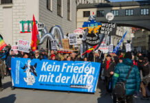 Protest against NATO