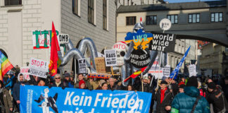 NATO – No Need – NEXIT Protest against NATO