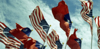 US and Taiwan Flag