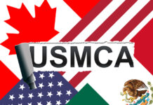 USMCA United States Mexico Canada Agreement Trade.