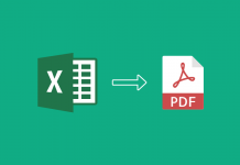 excel to pdf
