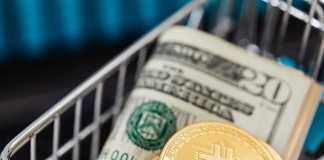Shopping using bitcoin