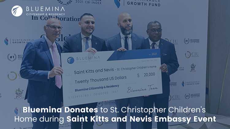 Investment for A Cause: Bluemina Links Up With Saint Kitts and Nevis