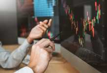 Business Team Investment Entrepreneur Trading discussing and analysis graph stock market trading,stock chart concept stock photo