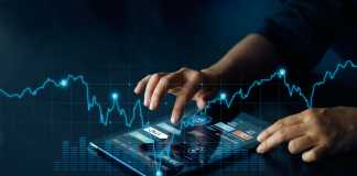 Crypto Trading Strategies Businessman using tablet online banking, exchange currency and payment, Digital marketing, Finance and banking networking, Investment of growth on currency rate, Online shopping