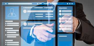 What is a Website Portal Design? A Definition and How to Create One Web page browser of Social media Page VR Interface on the laptop computer.