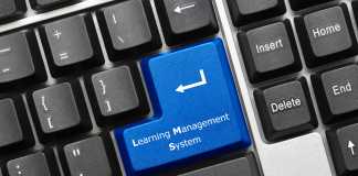 What a Training Module Should Include Conceptual keyboard - Learning Management System (blue key)