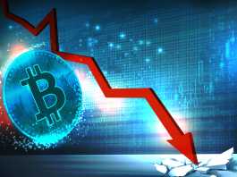 Bitcoin Price Fallchart