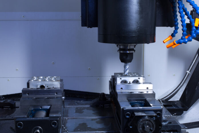 Metalworking CNC milling machine. Molding