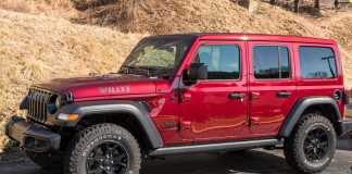 Tips for Buying a New Wrangler A used Jeep Wrangler for sale at a dealership in Monroeville, Pennsylvania, USA