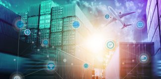 Global logistics network concept and wireless communication network