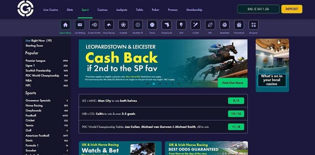 Grosvenor Casino - Best UK Online Casino for Sports Betting