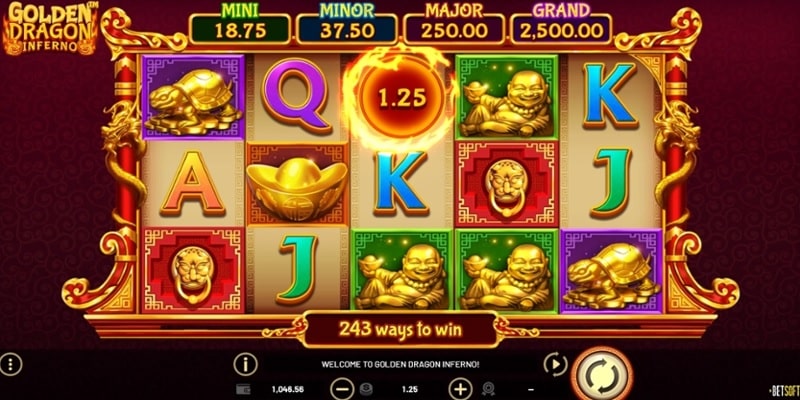 betonline casino - golden dragon inferno