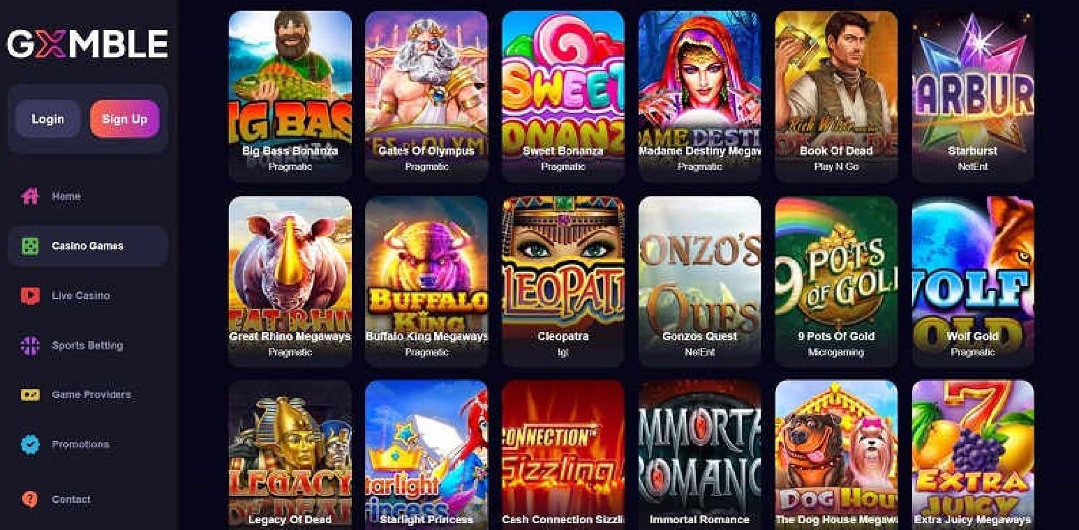 Gxmble casino uk