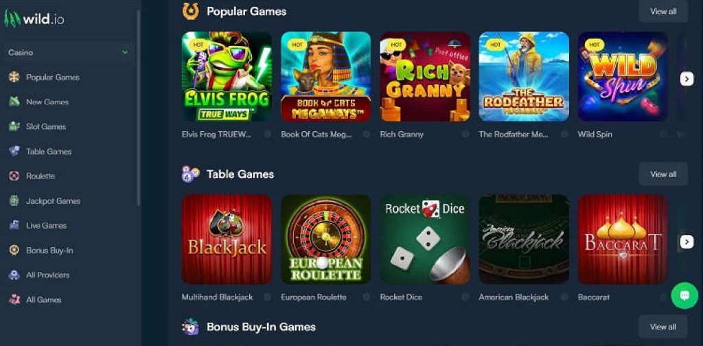 wild io casino uk
