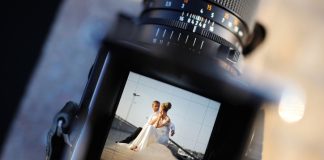 Shooting a wedding with a vintage camera