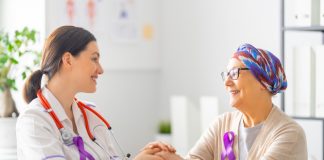 nurse and a patient