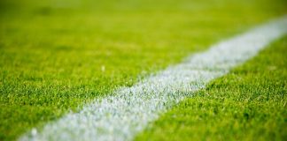 A football field