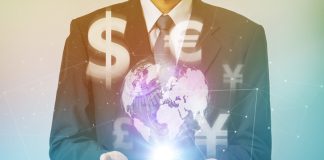 business person and financial technology