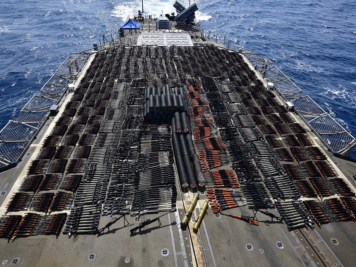 Illicit Arms Captured By the US Navy