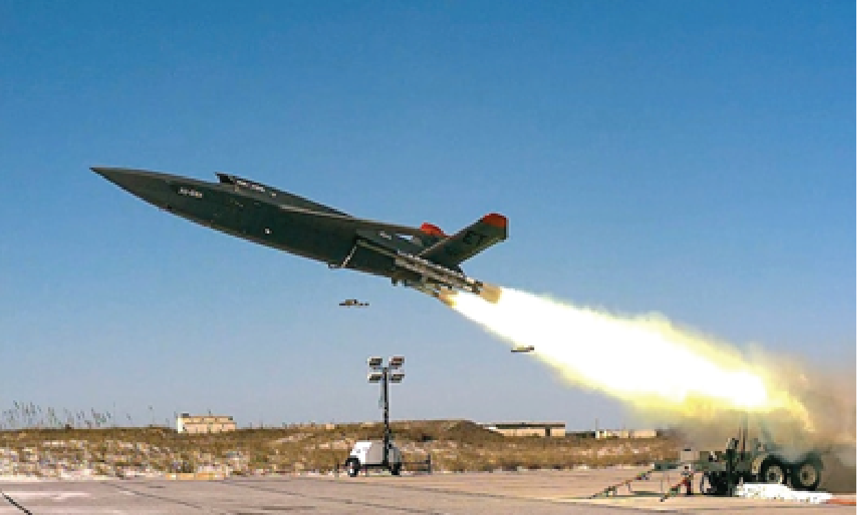 Launch of XQ-58A