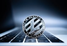 litecoin on laptop