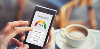 Credit score on smart phone