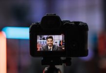 Capturing Success: The Power of Professional Headshots Headshot of a businessman from camera screen
