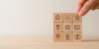 Omnichannel marketing coccept. Seamless integration of various channels, social media, email, physical stores to create a unified customer experience.