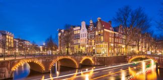 Amsterdam, Netherlands Bridges and Canals