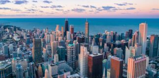 Picture of buildings in Chicago