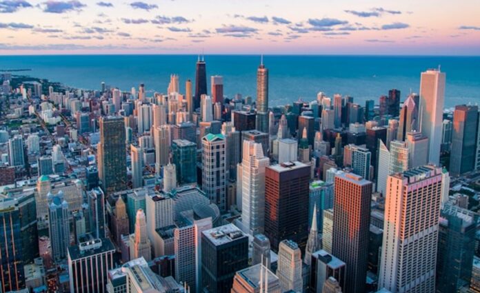 Picture of buildings in Chicago