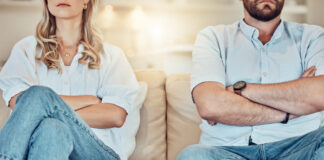 Divorced couple