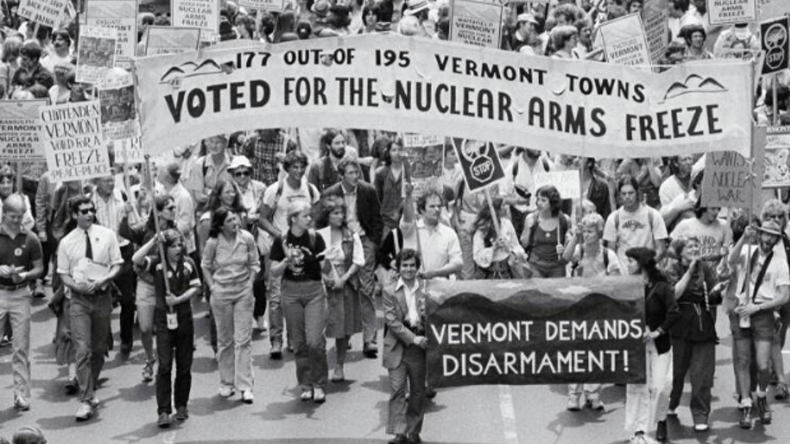 Disarmament protest in my little state.