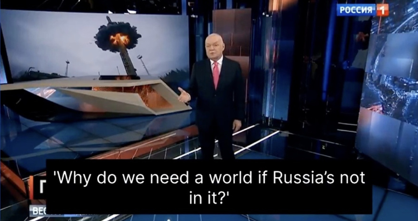 Dmitry Kiselyov on Russian TV