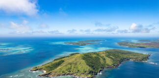Fiji from above