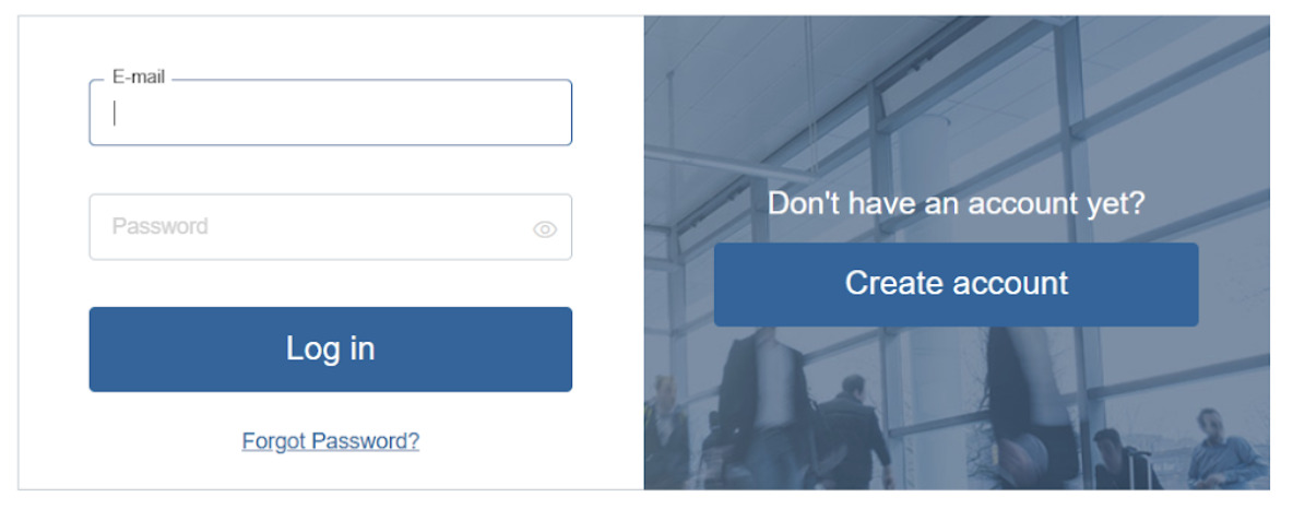 create an account or log in