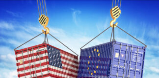 Economic trade tariffs between USA and Europe