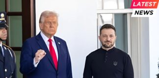 President Donald Trump welcomes Ukrainian President Volodymyr Zelenskyy