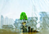 Tree growing on pile of golden coins, growth business finance investment and Corporate Social Responsibility or CSR practice and sustainable development