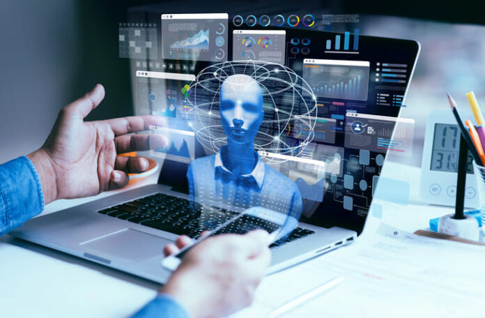 Advanced technology Artificial Intelligence for business management and strategy.