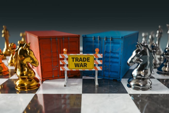 Trade Disputes Between Countries Expressed in the Chess