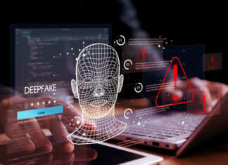 Facial tracking, detection and recognition technology, Security system. Cyber security and Security password login online