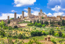 Beautiful San Gimignano,Tuscany,Italy.