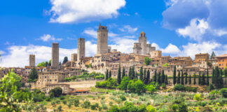 Beautiful San Gimignano,Tuscany,Italy.