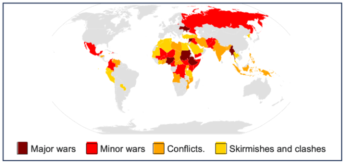Ongoing conflicts.