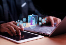 Cyber security concept, Login, User, identification information security and encryption, secure Internet access, cybersecurity, secure access to user's personal information