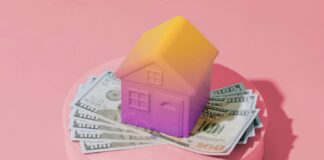 House on top of a pile of money