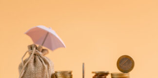 Insurance background money coin c