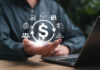 HR software, Automated payroll management, Remittance management software, Business finance concept,